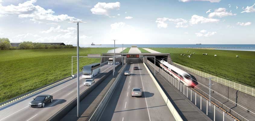 VINCI remporte le contrat de réalisation et de maintenance de l’infrastructure électromécanique du tunnel du Femern 